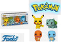 Funko Pop! Pokémon – Set 4 Figure (Pikachu, Bulbasaur, Charmander, Squirtle)